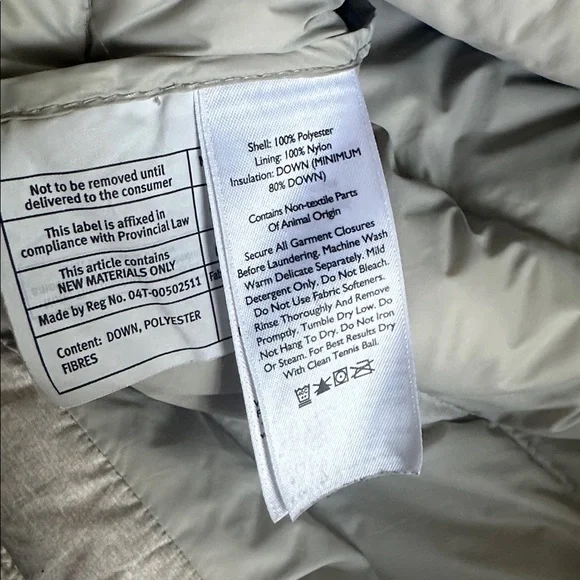 Gray Eddie Bauer Puffer Jacket - size Medium - Picture 6 of 6